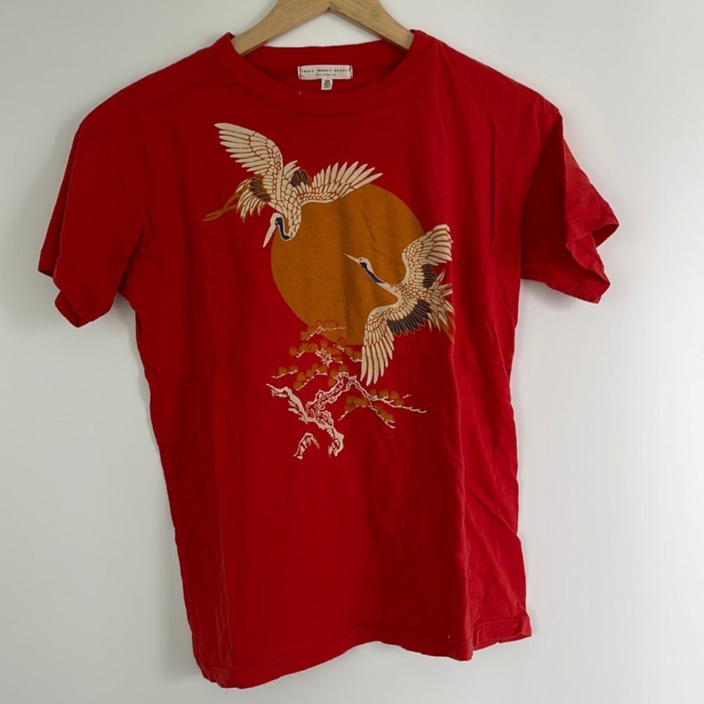 Orange Graphic Tee